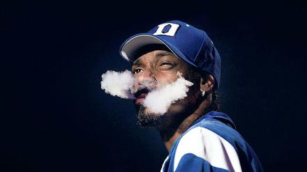 Snoop Dog bei einem Konzert in Amsterdam 