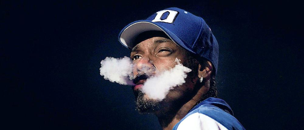 Snoop Dog bei einem Konzert in Amsterdam