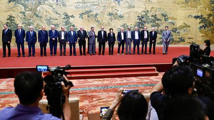 Unterzeichnungszeremonie in Peking