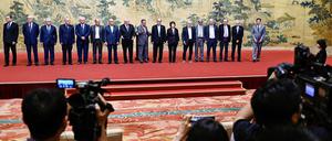 Unterzeichnungszeremonie in Peking