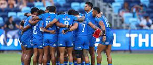 Samoas Rugby-Männer spielen schon vor der eigentlichen Eröffnungsfeier um eine Medaillenchance.