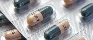 Ein Blister Doxycyclin-Tabletten.