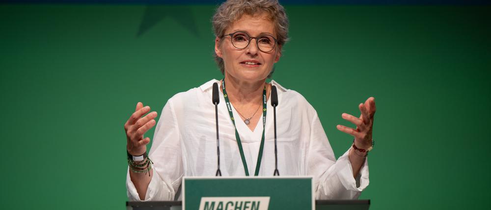 Antje Töpfer, Spitzenkandidatin der Grünen für die Landtagswahl.