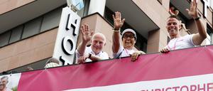 Kai Wegner 2023 auf dem CSD Berlin.