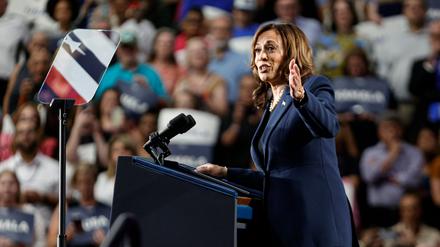 Vize-Präsidentin Kamala Harris (59) will für die Demokraten bei der US-Wahl kandidieren.