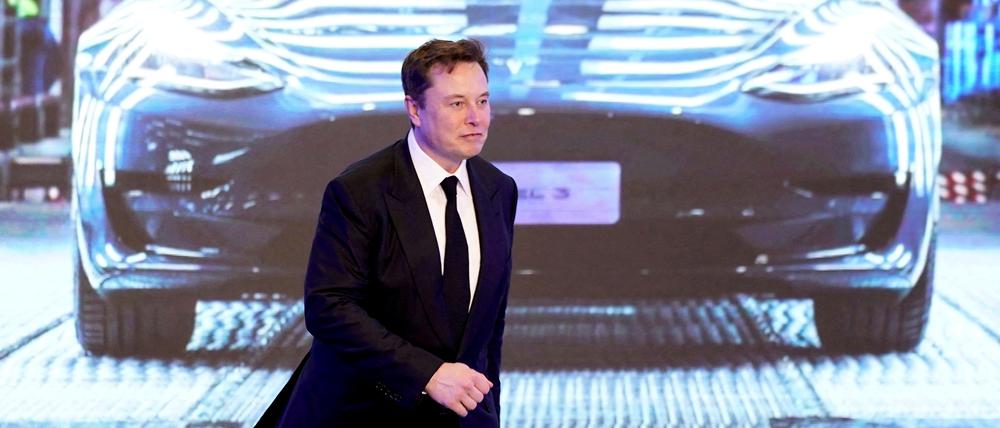 Tesla-Chef Elon Musk in Shanghai (Archivbild)