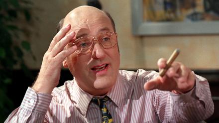 Der Schauspieler Manfred Krug während Dreharbeiten zur ARD-Serie «Liebling Kreuzberg». 