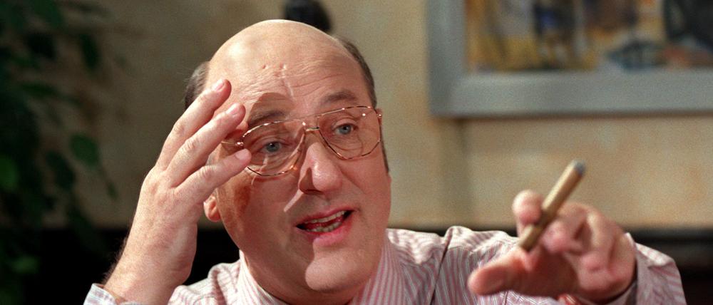 Der Schauspieler Manfred Krug während Dreharbeiten zur ARD-Serie «Liebling Kreuzberg».