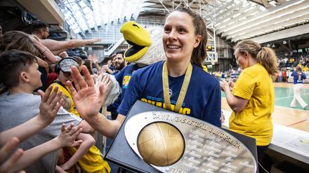 Lena Gohlisch wurde mit Alba Anfang Mai Deutsche Meisterin.