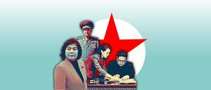 Nordkoreas Diktator Kim Jong Un (sitzend) vertraut nur wenigen, seine Schwester (Mitte) ist seine wichtigste Beraterin.
