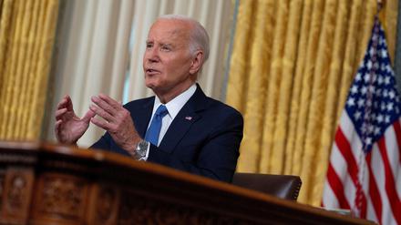 President Joe Biden im Oval Office.