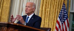 President Joe Biden im Oval Office.