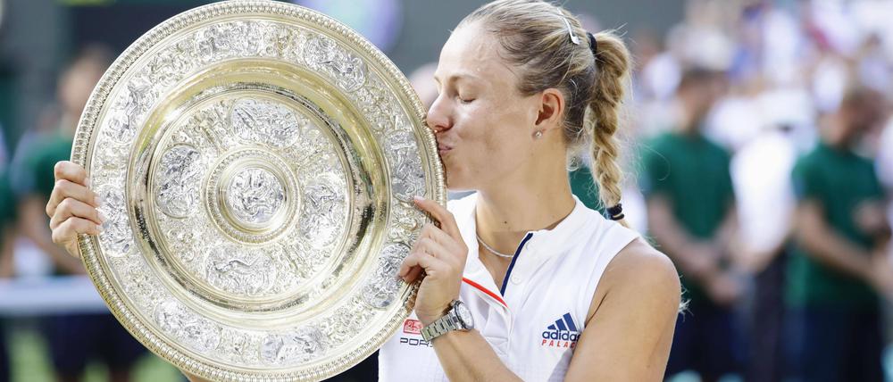 Angelique Kerber und ihr größter Erfolg in Wimbledon 2018.