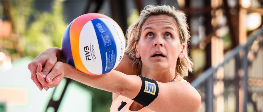 Letztes mal bei den Spielen. Laura Ludwig.