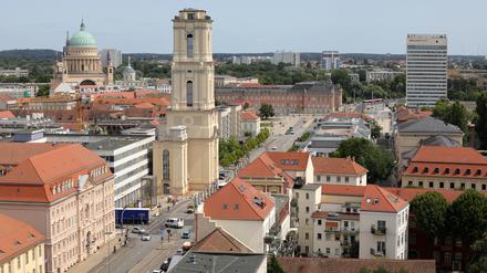 Garnisonkirche Potsdam: Baustelle Garnisonkirchturm.
