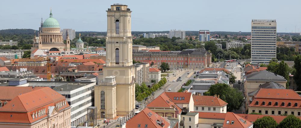 Garnisonkirche Potsdam: Baustelle Garnisonkirchturm.