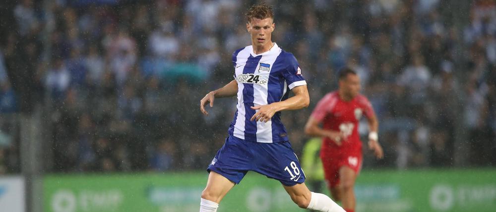 Neuzugang Luca Schuler sorgte für den einzigen Hertha-Treffer gegen Huddersfield.