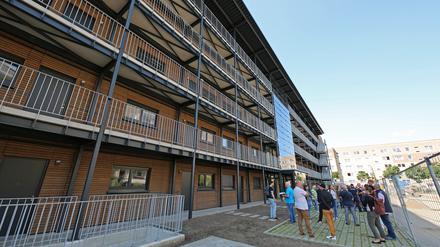 In weniger als zwei Jahren wurde der Neubau im Wieselkiez fertig.