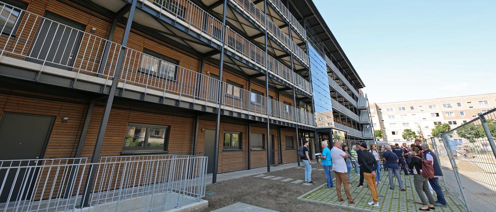 In weniger als zwei Jahren wurde der Neubau im Wieselkiez fertig.