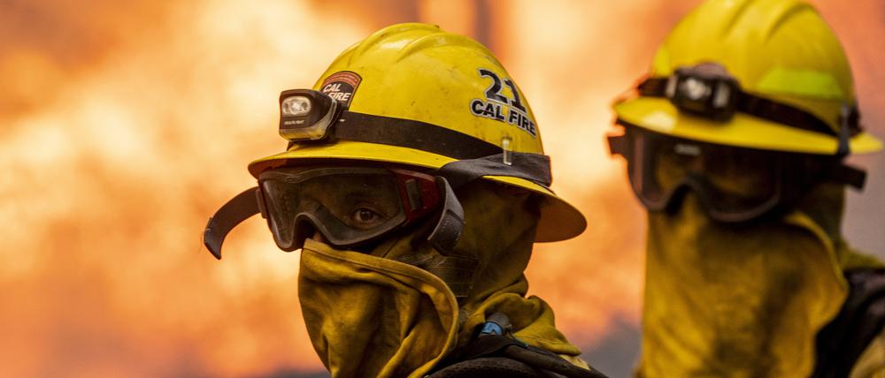 Im US-Bundesstaat Kalifornien haben nach Behördenangaben mehr als 1150 Feuerwehrleute gegen einen sich schnell ausbreitenden Waldbrand gekämpft.