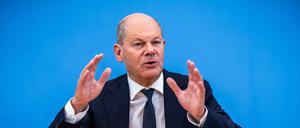 Bundeskanzler Olaf Scholz. 