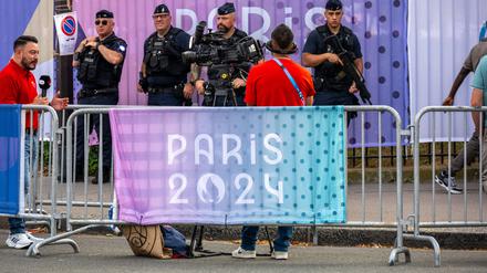 Polizei während der Olympischen Spiele in Paris