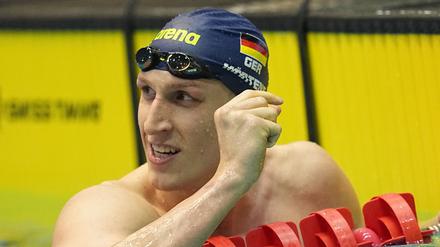 Lukas Märtens vor den Wettkämpfen bei Olympia.