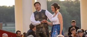 Chen Li als Aeneas in „Dido und Aeneas“ bei der Kammeroper Rheinsberg,