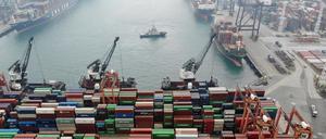 Auch für Russland wichtig: Der Hafen von Hongkong.