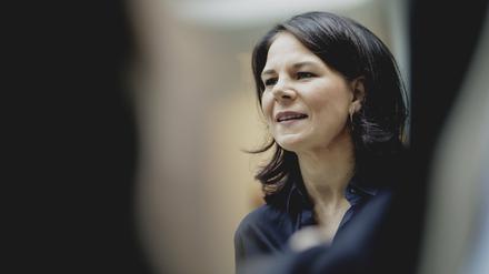 Annalena Baerbock (Bundesaußenministerin), im Rahmen eines Besuches beim Internationalen Seegerichtshof in Hamburg.