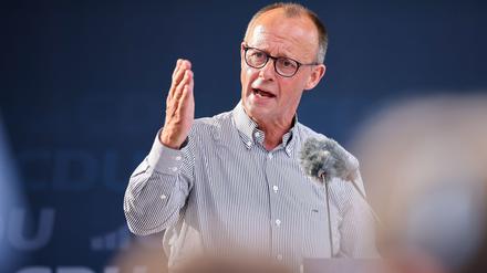 Friedrich Merz formuliert Ziele für seine Partei zur Bundestagswahl 2025. (Archivbild)