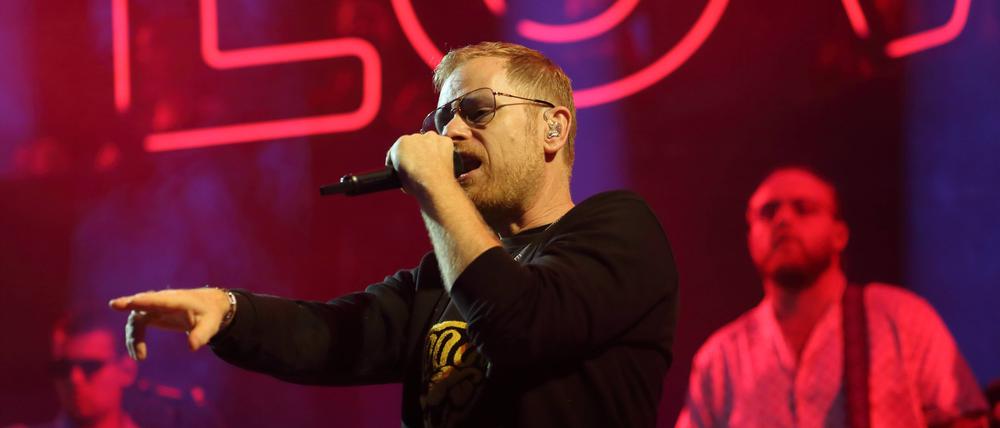 Pierre Baigorry alias Peter Fox bei einem Konzert in der Parkbühne Wuhlheide in Berlin. (Archivbild)