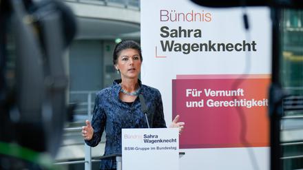 Das Bündnis Sahra Wagenknecht hat in einer neuen Umfrage ein zweistelliges Ergebnis erreicht. 