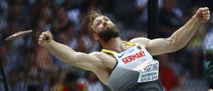 Robert Harting bei seinem letzten Wettbewerb beim Berliner Istaf im Jahr 2018.