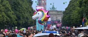 Parade des Christopher Street Day (CSD) im Juli 2024.
