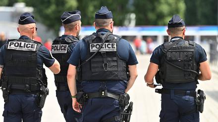 Französische Polizisten (Symbolbild).