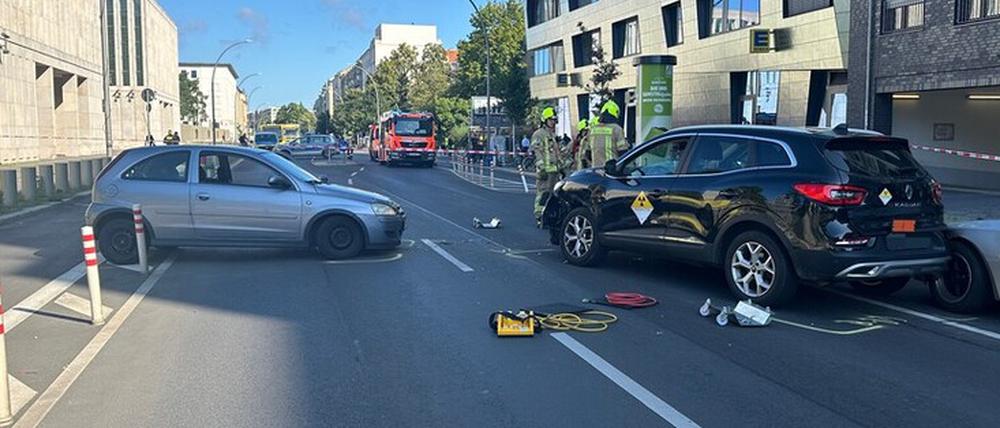 Foto von der Unfallstelle.