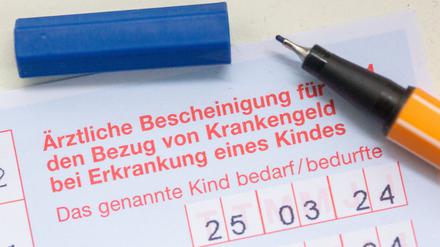 Über Krankschreibungen wird die gesetzliche Versicherung informiert.