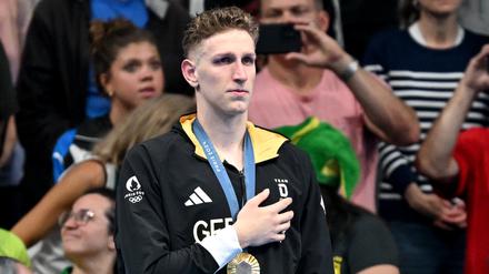Lukas Märtens nach seinem bislang größten Triumph in Paris.