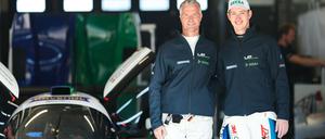„Schon lange mein Wunsch“: Ralf Schumacher gibt an der Seite seines Sohnes David Gas.
