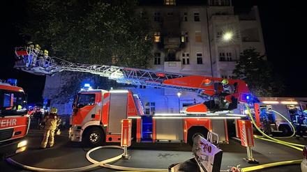 Es brannte in einer Wohnung im zweiten Obergeschoss in Berlin-Wedding.