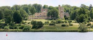 Schloß Babelsberg, Park Babelsberg, Motorboot, Havel