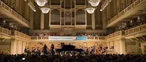 Das Festival Young Euro Classic findet auch 2024 wieder im Berliner Konzerthaus am Gendarmenmarkt statt.