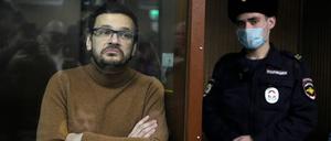 Viele zu langer Haft verurteilte Gegner von Kremlchef Wladimir Putin - wie der Oppositionspolitiker Ilja Jaschin - gelten als politische Gefangene, ihr Verbleib ist nun unklar. 