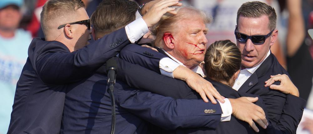 Am 14. Juli 2024 wurde Trump Opfer eines Attentats.