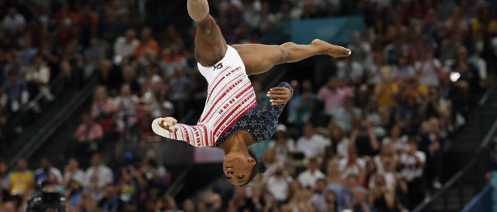 In ihrem Element: Simone Biles.