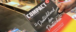 Das Bundesinnenministerium hat die als rechtsextremistisch eingestufte Zeitschrift „Compact“ verboten.