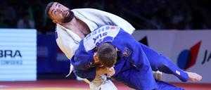 Erik Abramov (hinten) hat bei der Europameisterschaft schon mal einen Vorgeschmack auf die Wettkämpfe in Paris bekommen.