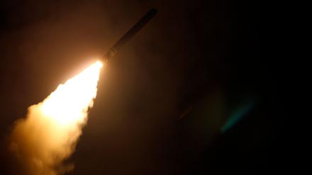 Sollen künftig auch von Deutschland aus gestartet werden können: US-Marschflugkörper vom Typ Tomahawk. (Archivbild)