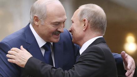 Alexander Lukaschenko und Wladimir Putin